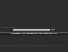 Tablet Screenshot of borstal.com